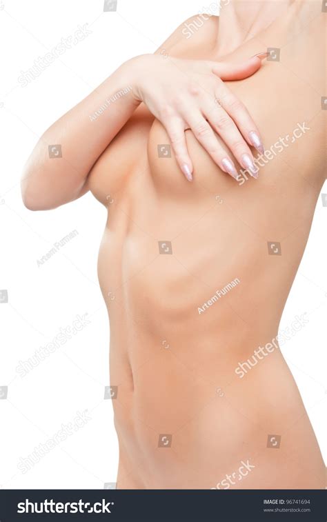 Sexy Beautiful Woman Covering Her Nude Stock Photo 96741694 Shutterstock