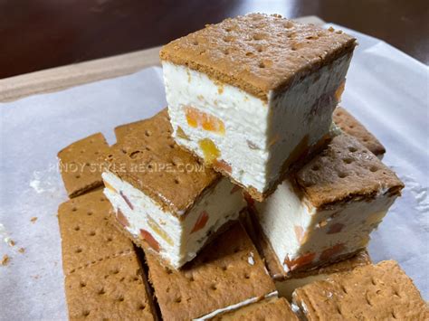 FRUITY GRAHAM ICE CREAM SANDWICH Pinoy Style Recipe