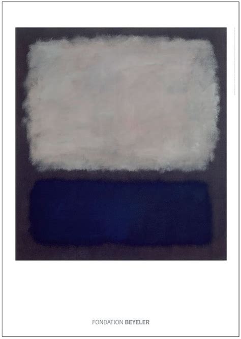 MARK ROTHKO - 'Blue Gray' - original poster - large (… - Gem