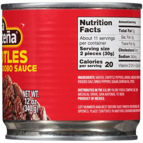 La Costena Chipotle Peppers In Adobo Sauce Oz Frys Food Stores