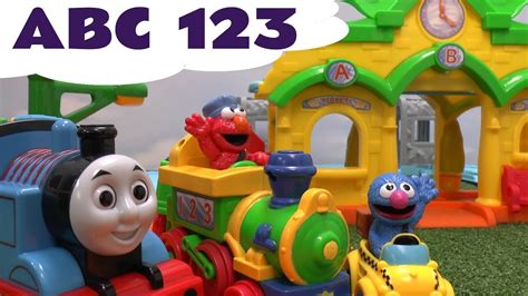 Alphabet Sesame Street Abc 123 Elmo Train Meets Thomas And Friends