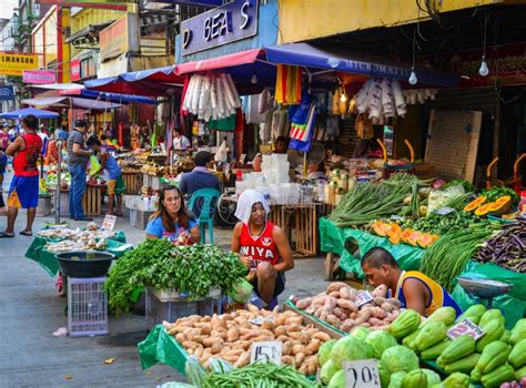 Market Vendor Selling Vegetables Market Philippines Stock Photos Free