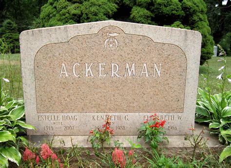 Elizabeth Wasser Ackerman 1877 1956 Memorial Find A Grave