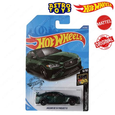 Jual Hot Wheels Basic Mobil Sport Jaguar XE SV Project 8 Hijau Koleksi Mainan Mobil Hotweels