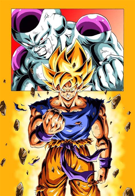 La evolución de Goku comienza aquí Goku SSJ Vs Freezarr forma final