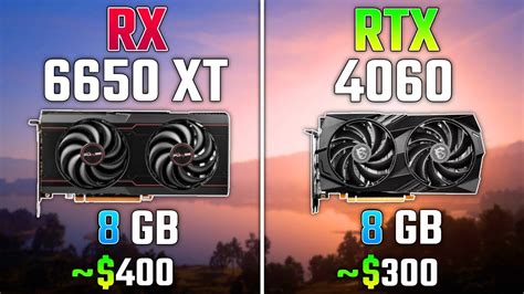 RX 6650 XT Vs RTX 4060 Test In 7 Games YouTube