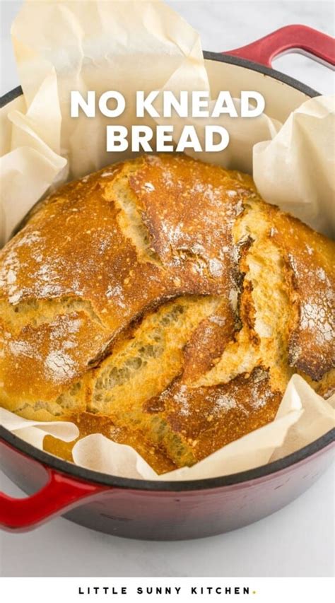 Easy No Knead Bread Recipe Little Sunny Kitchen