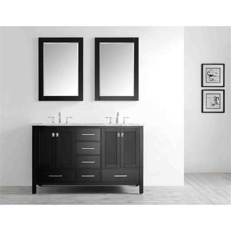 Acclaim Inch Double Bathroom Vanity Cabinet In Espresso And Inch