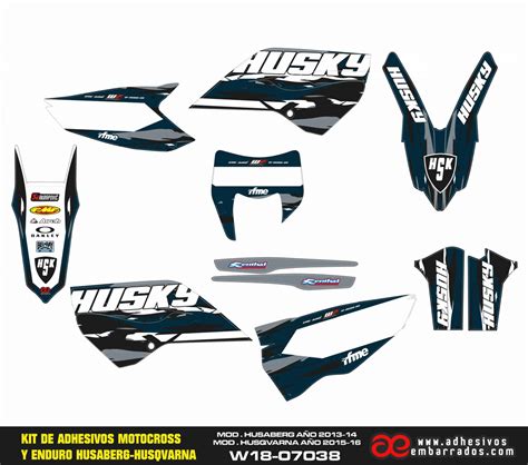 Kit Adhesivos Husaberg Husqvarna Adhesivosembarrados