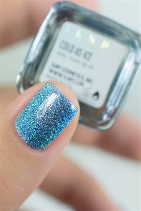 Ilnp Cold As Ice Icy Blue Ultra Holographic Nail Polish