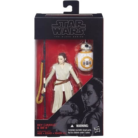 Star Wars The Force Awakens Black Series 6 Inch Figure Rey Bb 8 Taka