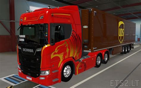 Skin Scs Trailer Krone Cool Liner Ups Ets Mods