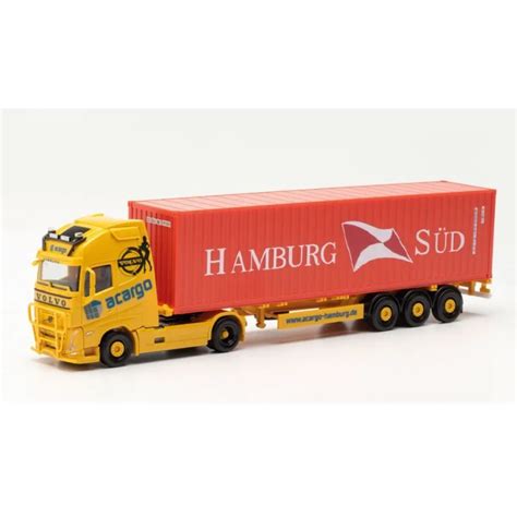 HERPA 316347 Volvo FH Globetrotter XL Container Semitrailer Acargo