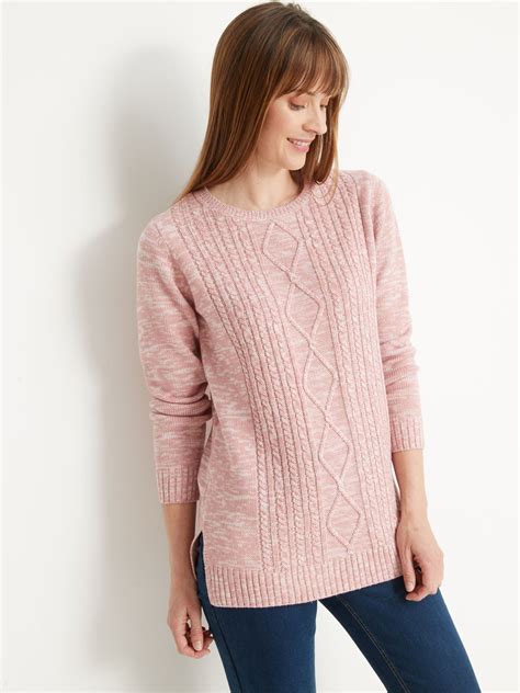 Pull Torsadé Encolure Ronde Daxon Femme Daxon