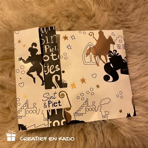 Kadosticker Sint Piet Staf Rechthoek Creatief En Kado Kado