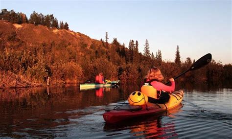 Kayaking Calgary's Glenmore Reservoir