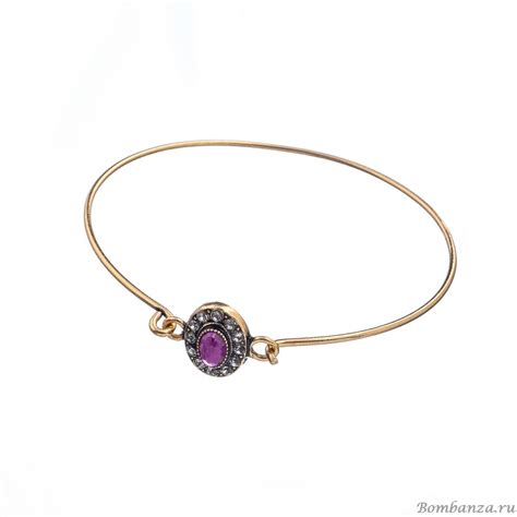 Браслет Alcozer&J, с рубином и кристаллами Swarovski, AL2308-B4562C ...