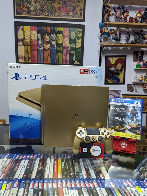 SONY PS4 SLIM GOLD EDITION, Video Gaming, Video Game Consoles ...