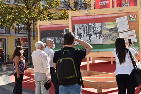 Exposição Comemorativa do 50 º Aniversário da CGTP IN balanço muito