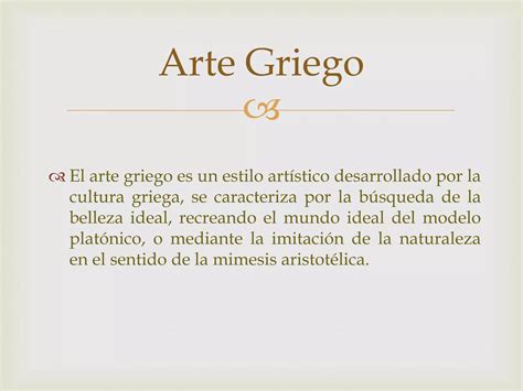 Arte Griego Y Romano PPT