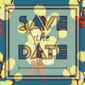 Illustration Of A Vector Floral Background Featuring Catkin Pussy