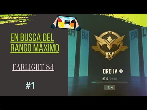 Subiendo al RANGO MÁXIMO en FARLIGHT 84 Platino ElDuff YouTube