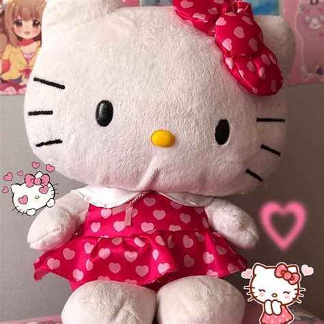 Sanrio Pink And White Stuffed Animals Depop