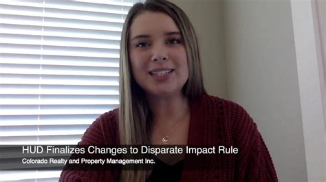 HUD Finalizes Changes To Disparate Impact Rule YouTube