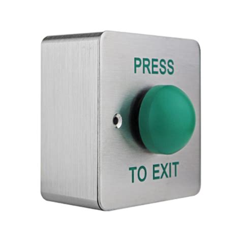 CDVI Push to Exit Button Green Dome Surface - Safety Systems ...