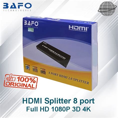 Jual Bafo Splitter HDMI Hdmi Splitter 8 Port Bafo Original Full HD