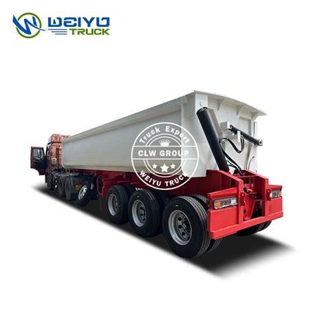 Remote Control Heavy Duty Axles Cbm Steel Side Tipper Adr Oz Door