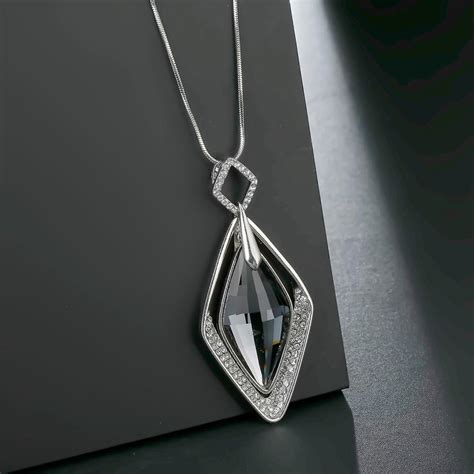 Buy Long Necklaces Pendants For Women Collier Femme Geometric