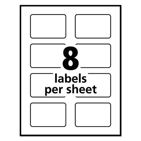 Rectangle Print To The Edge Labels By Avery® Ave22822