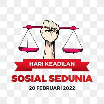 Justice Scale Vector Hd Images Hari Keadilan Sosial Sedunia Hand