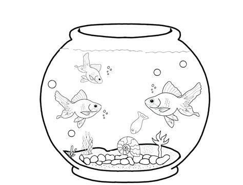 Aquarium Drawing at GetDrawings | Free download