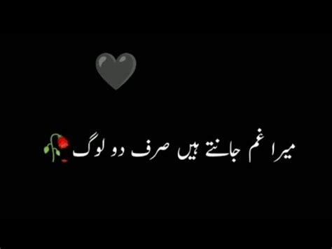 MARA GHAM میرا غم black screen urdu poetry status urdu poetry