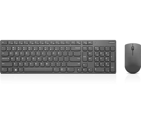 Lenovo Professional Ultraslim Wireless Combo Keyboard And Mouse Us