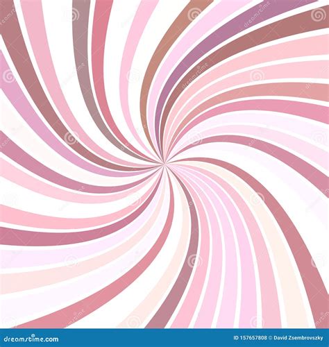 Pink Hypnotic Abstract Striped Spiral Vortex Background Design Stock