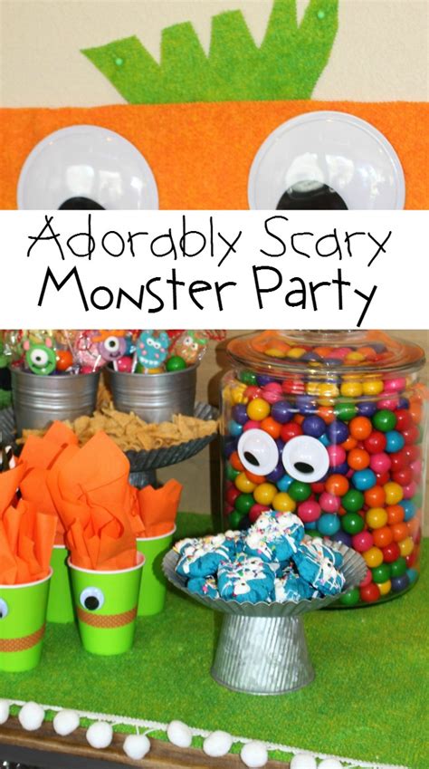 Adorably Scary Monster Halloween Party - Laura Kelly's Inklings