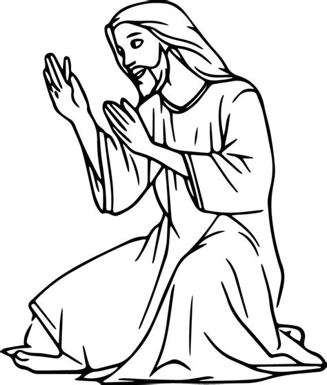 God Jesus Christ Black And White Image 47105723 Vector Art At Vecteezy