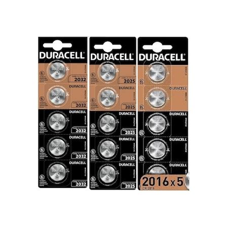 Бутонна батерия литиева CR2025 3V 5 бр. в блистер DURACELL /цена за 1 ...