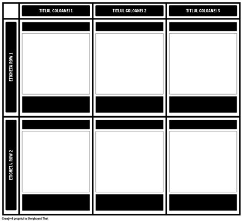 Diagrama goală 2x3 Storyboard von ro examples