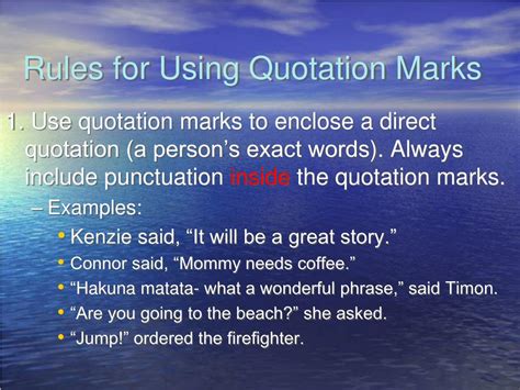 Ppt How To Use Quotation Marks Correctly Powerpoint Presentation Free Download Id6854112