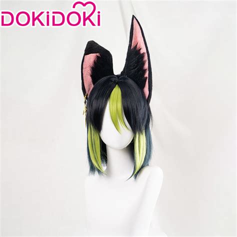 【Ready For Ship】DokiDoki Game Genshin Impact Wig Cosplay Tighnari Cosp ...