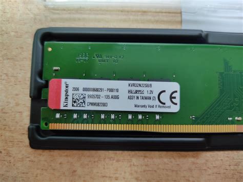 Оперативная память Kingston DDR4 8Gb 3200MHz pc-25600 (KVR32N22S8/8 ...