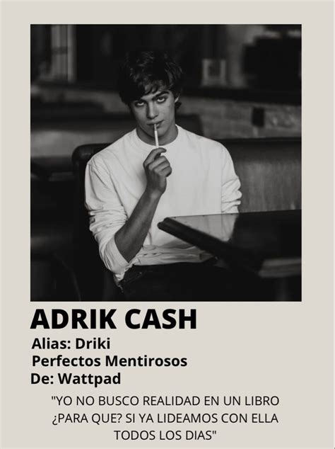 Pin De Estefany Sandoval En Adrik Cash En 2024 Libro De Adolescentes