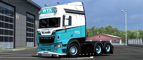 Ets Scania R Highline Wyk Express Skin V X Euro