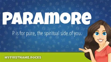 Paramore First Name Personality And Popularity