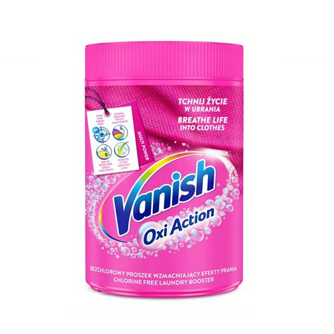 Vanish Oxi Action Odplamiacz Do Tkanin W Proszku 500g PRODUKT