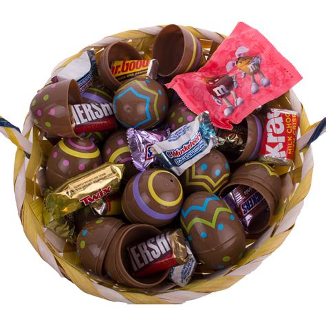 25 Filled Easter Eggs Hunt Chocolate Styled W Brand Chocolate Candies